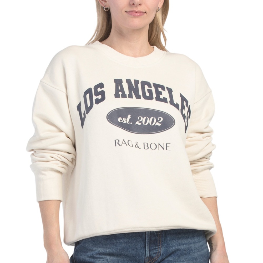 Rag & Bone LA Crew Neck Sweatshirt